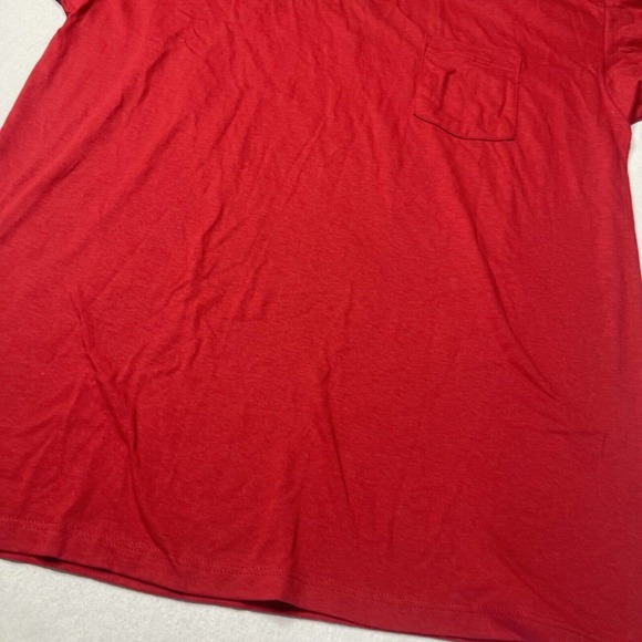 Red Shirt Single Stitch Men’s 2XL XXL pocket t shirt montogemry ward NWT Botany - Picture 5 of 16